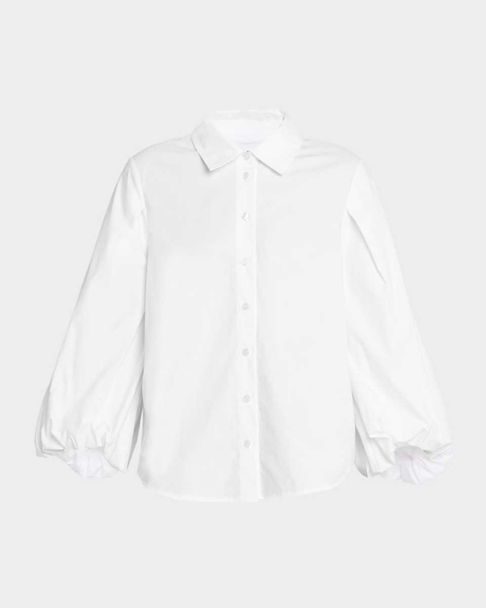Marina Voluminous Button-Front Shirt